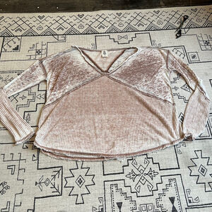 Women's We The Free Thermal Shirt, Mauve, Size M